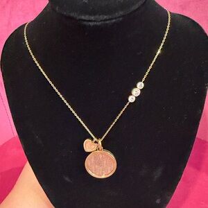 Elegant Gold Michael Kors Pendant Necklace